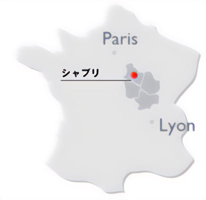 シャブリの地図