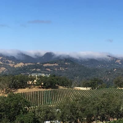 サンタ・ルシア山脈から下りる冷たい風