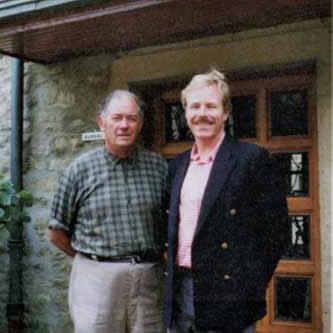 ジョシュ・ジャンセンとロマネ・コンティセラー責任者アンドレ・ノブレ