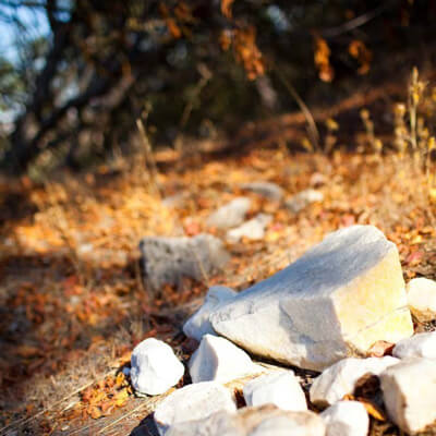 マウントハーランにある石灰岩