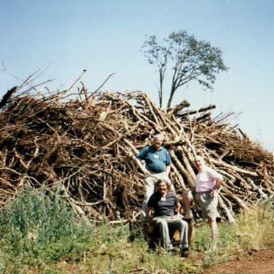 整備する前のドメーヌ セリーヌの土地