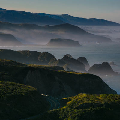 ソノマ・コーストの畑