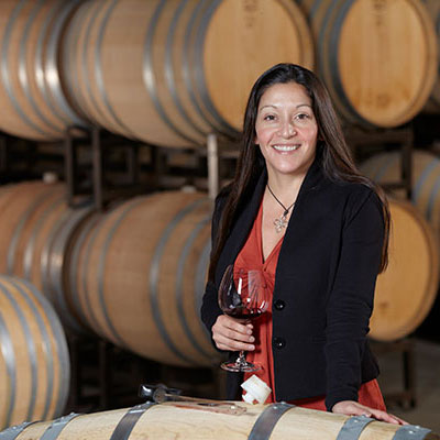 ギャリー ファレル醸造長のテレサ・ヘレディア