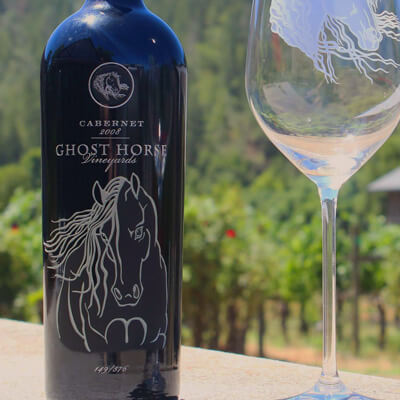 ゴーストホースのワインとブドウ畑