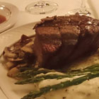 ディナーで食べたサーロイン