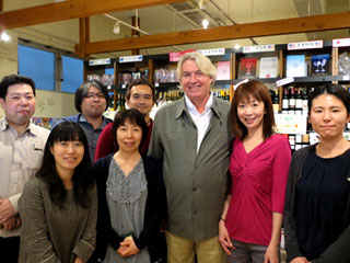 ソレナのワインメーカー『ローラン・モンタリュー氏』がワッシーズにご来店