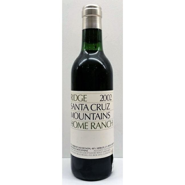 【正規品】 リッジ ホーム ランチ サンタ クルーズ マウンテンズ （ハーフボトル） [2002] 375ml