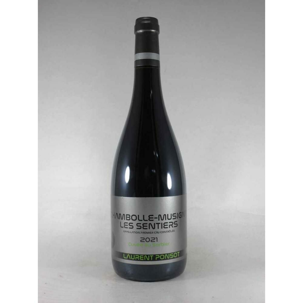 ローラン ポンソ シャンボル ミュジニー プルミエ クリュ レ サンティエ キュヴェ デュ ソルビエ [2021]