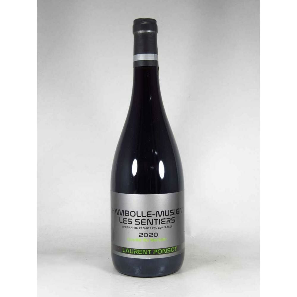 ローラン ポンソ シャンボル ミュジニー プルミエクリュ レ サンティエ キュヴェデュソルビエ [2020]